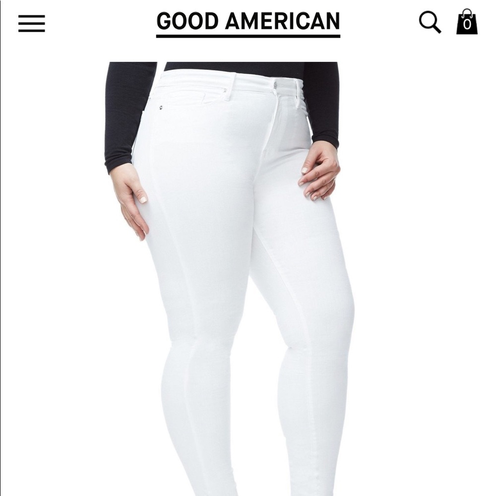 Good America Good Legs Skinny White